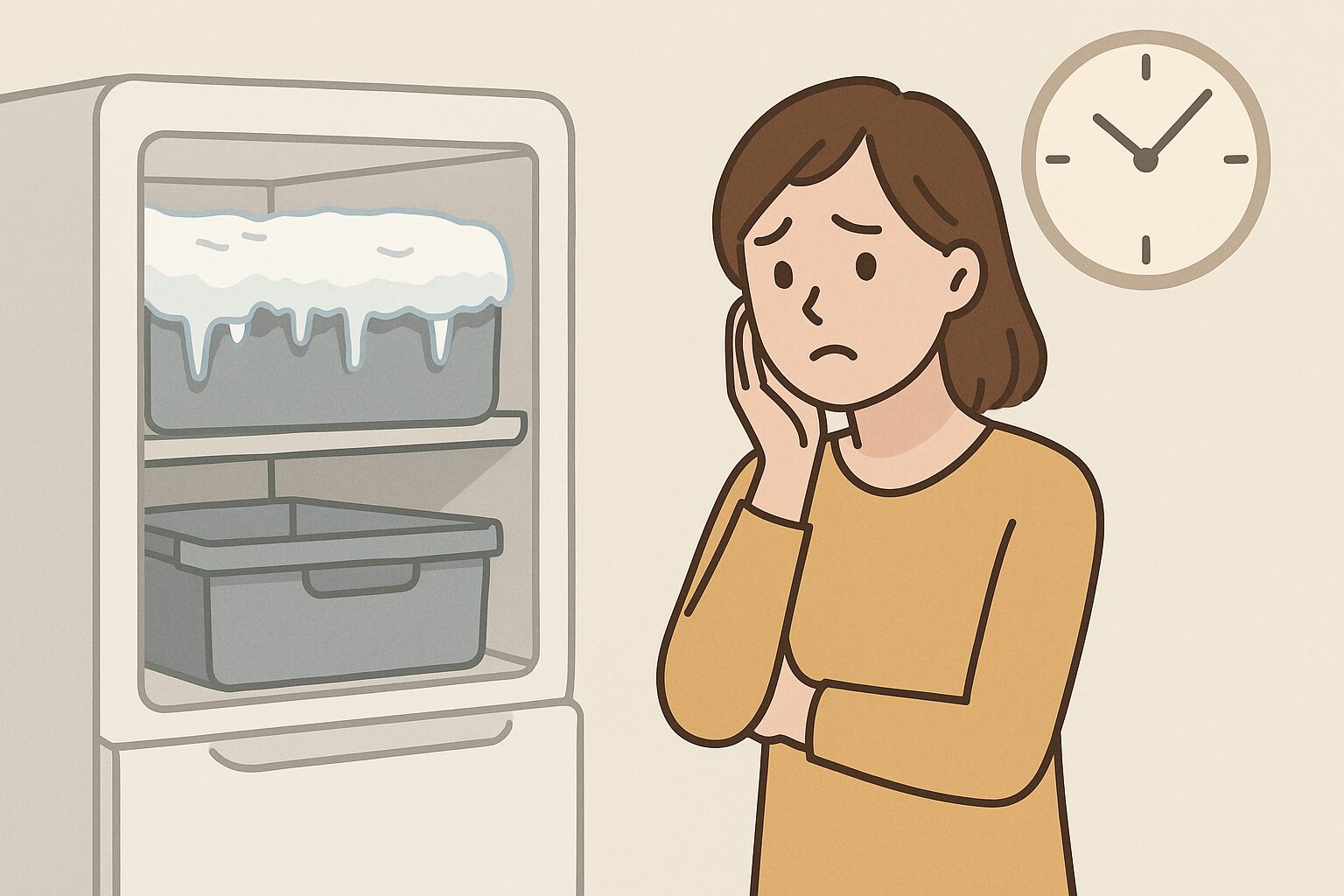 いま霜で引き出しが動かない…という不安に寄り添う