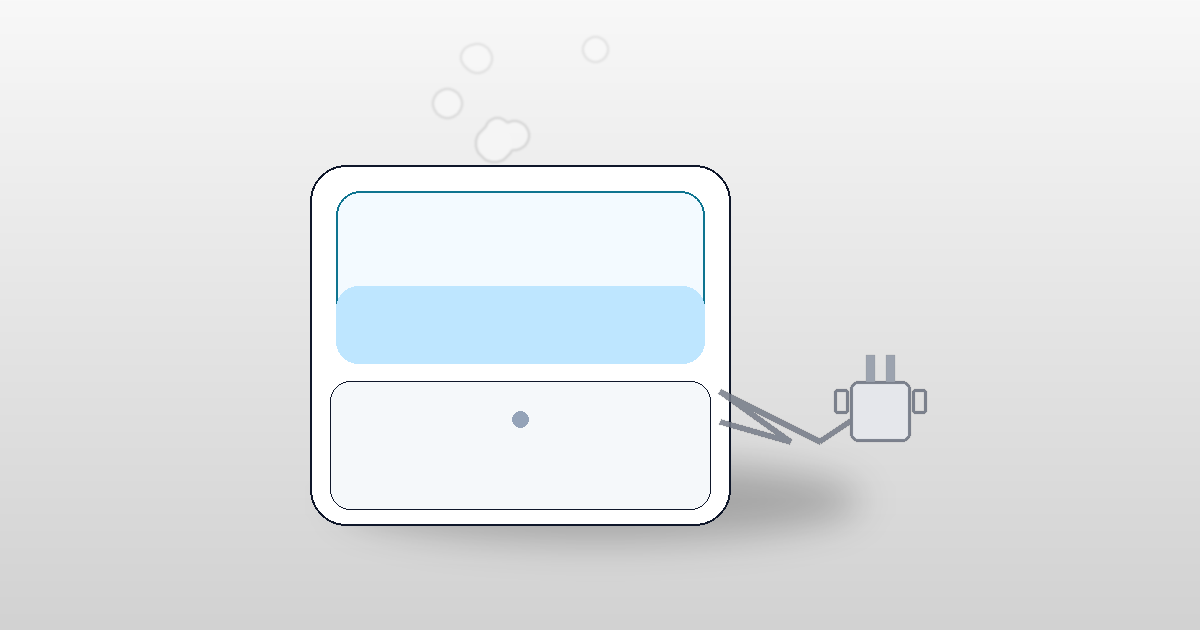 加湿器の電源が入らない：コンセント/タンク/セーフティを確認するイメージ