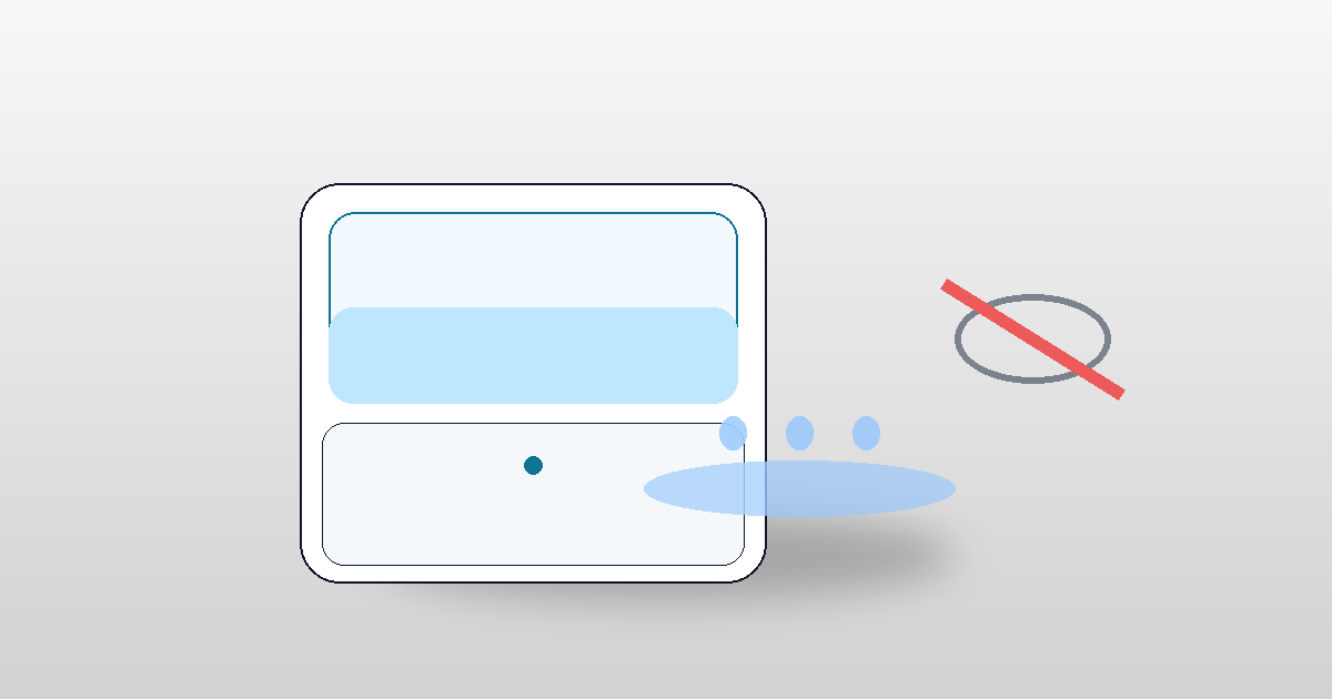 スチーム式：水漏れと蒸気が出ないのイメージ