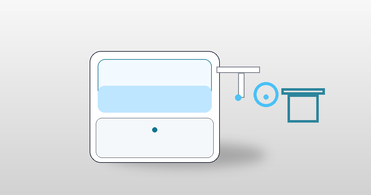 水の種類：蛇口・水滴・ビーカーのイメージ