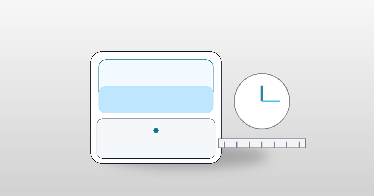冬場の運転時間：時計とタイムラインのイメージ