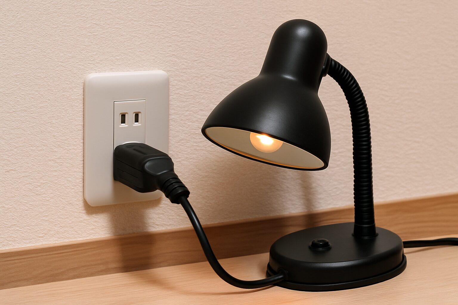 同じコンセントで別家電が動くかテスト